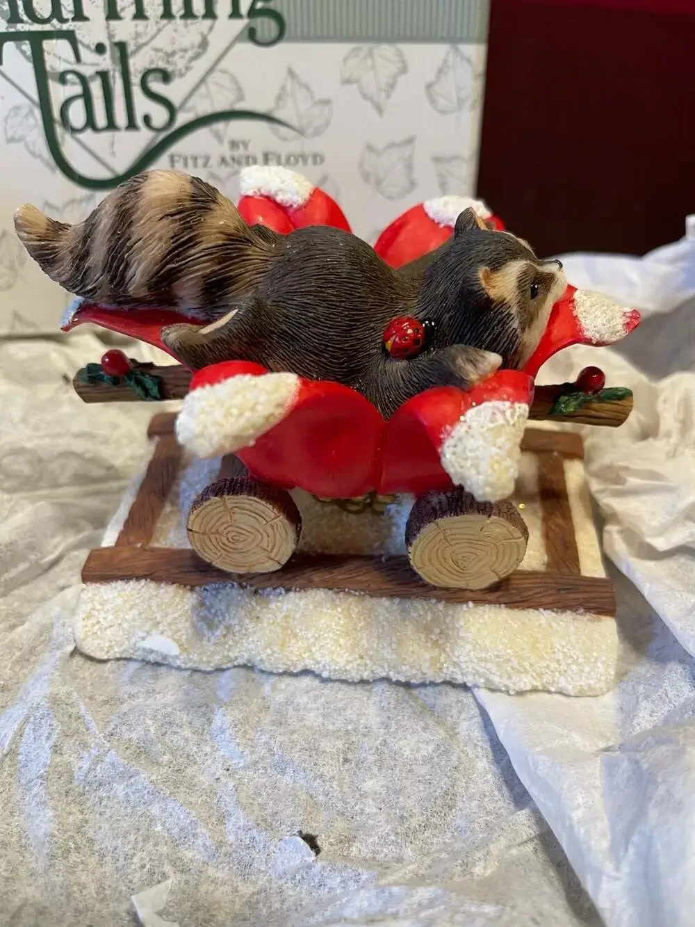 Charming Tails by Fitz and Floyd 'Reginald's Choo-Choo Ride' Figurine 87/620